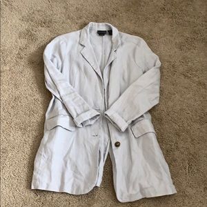 Linen Boyfriend Blazer